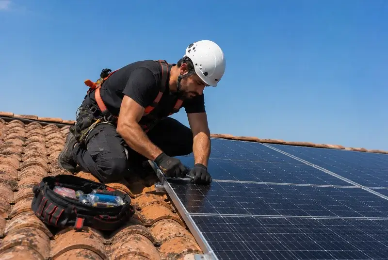 Maintenance et monitoring de panneaux solaires à Hoffen